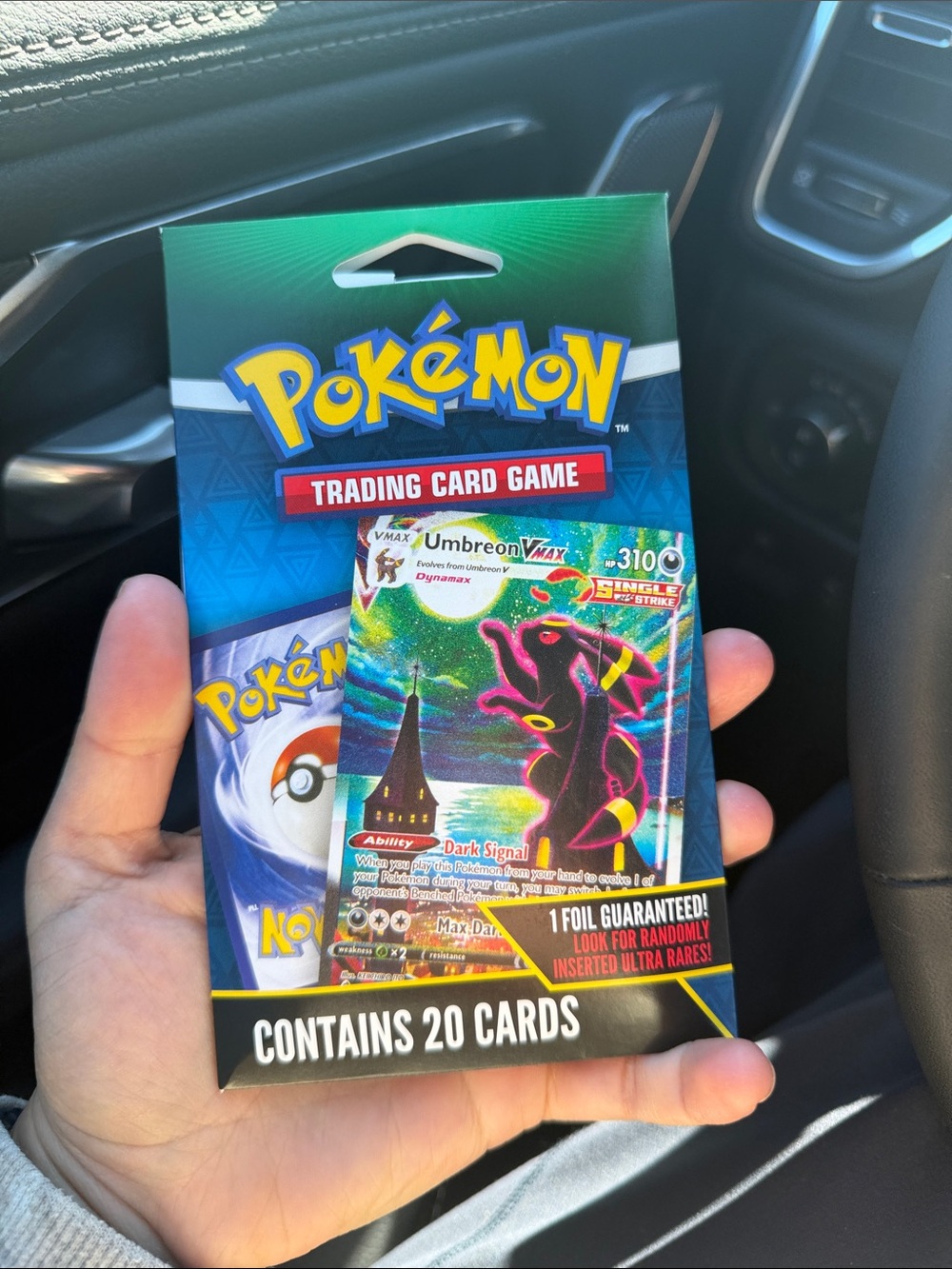 Pokemon Trading Card Game Booster Pack - Blue & Green Packaging
